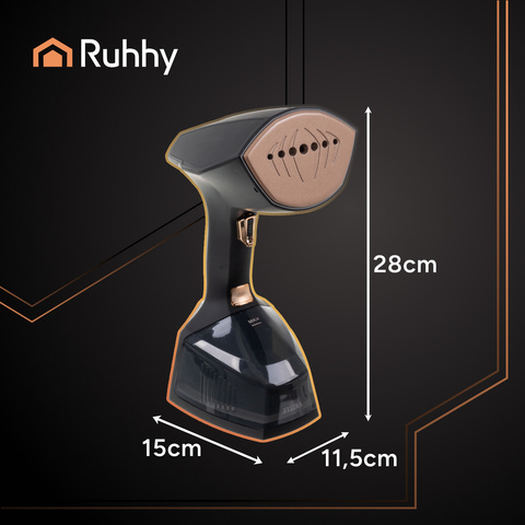 Черный отпариватель для одежды Velira Ruhhy 26901 мощностью 2000 Вт