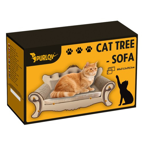Kratzbaum für Katzen - Sofa Purlov 24285