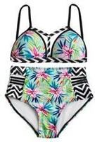 Maudymosi kostiumėlis aukštu liemeniu - S