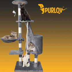 Cat tree 118cm gray