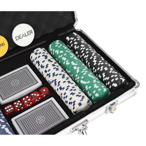 Poker - Set mit 300 Chips im Koffer HQ 23528