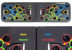 Liegestützbrett/Griff mit Kabeln