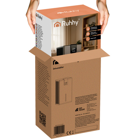 Silver air dehumidifier Ruhhy 26496