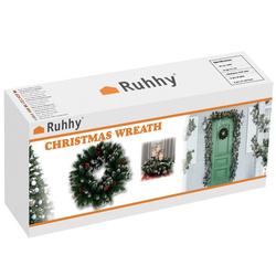 Wreath - snow-covered Christmas decoration Ruhhy 22302