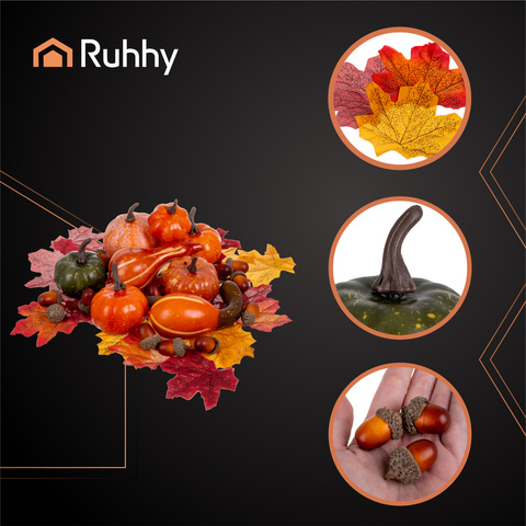 Rudens dekoracijos - 50 vnt. Ruhhy 26571