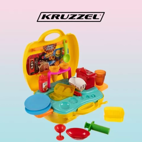 Masse plastique dans une valise Kruzzel 23202