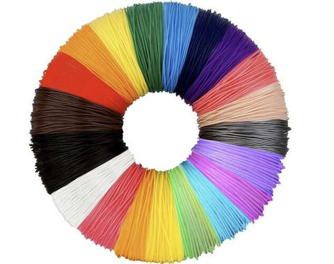 Filaments PLA 3D - 20 pièces. x 3m Kruzzel 19874