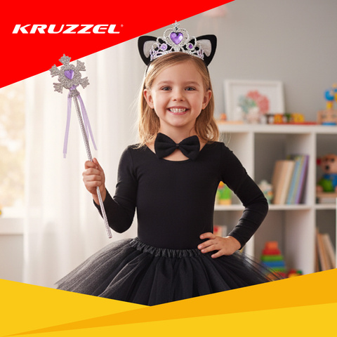 Kätzchenkostüm - 7-teiliges Set Kruzzel 26474
