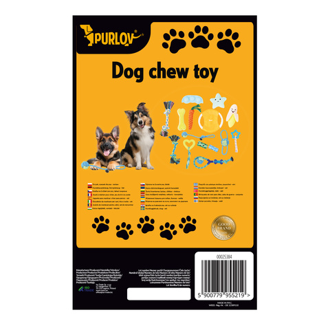 Jouet à mâcher pour chien, remorqueur - ensemble 25384