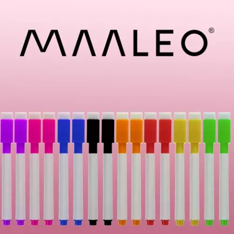 Dry erase markers - set of 16 Maaleo 21647