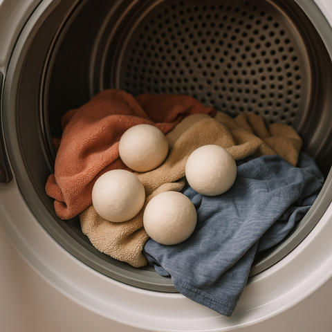 Kule wełniane do suszarki 6 szt. Ruhhy 25704