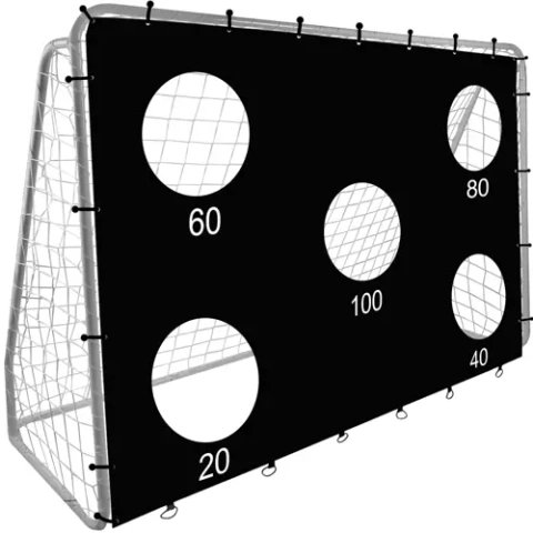 Trizand 21268 Fußballtor + Zielgenauigkeitsmatte