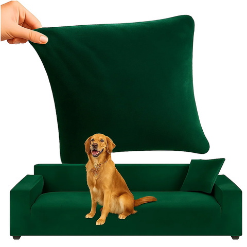 Sofa cover 190-230cm dark green Ruhhy 26183