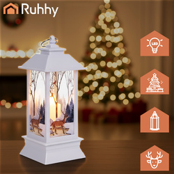 Lanterne de Noël à LED blanche Ruhhy 26753