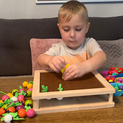 Układanka drewniana- farma Kruzzel 22755