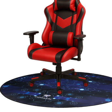 Игровой коврик под стул круглый Dunmoon 25956