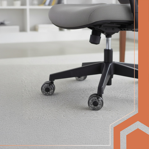 Šedá otočná kolečka na židli, 5 ks. Ruhhy 25280