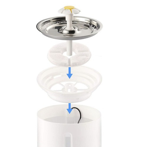 Fountain/water fountain filter - 6 pcs. Purlov 21597