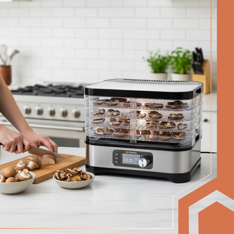 Ruhhy 25928 Mushroom, Fruit and Vegetable Dehydrator