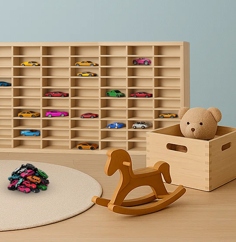 Étagère en bois pour voitures - Camion Kruzzel 26582