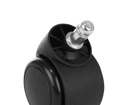 Office chair wheels - 5 pcs - black