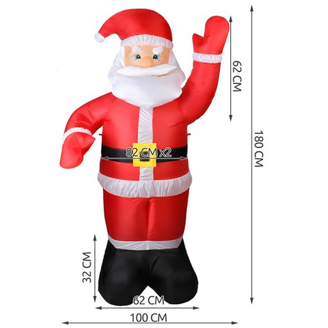 Inflatable Santa Claus Ruhhy 22624