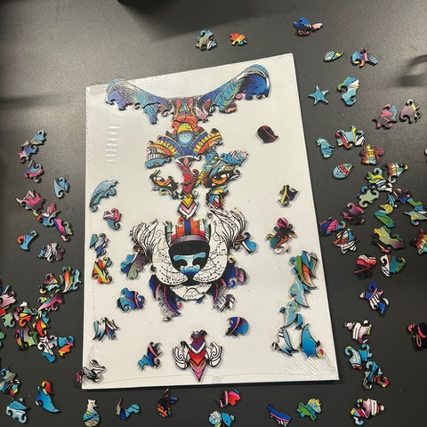 Dřevěné puzzle - Kruzzel puzzle 24552