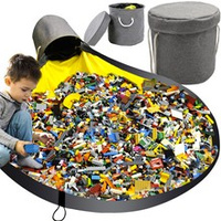 Krepšelis žaislams/ kaladėlėms su kilimėliu Kruzzel 19556