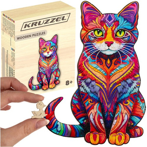 Dřevěné puzzle - Kruzzel puzzle 22878