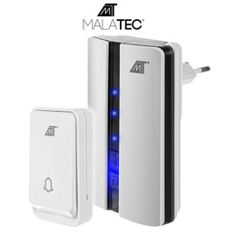 Malatec 23372 weiße kabellose Türklingel