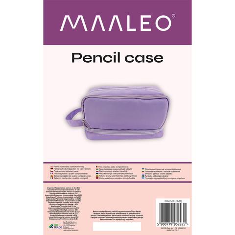 Maaleo 24518 four-compartment extendable pencil case