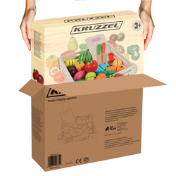 Gemüse-Schneidebrett aus Holz 21942