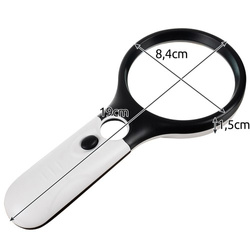 LED illuminated magnifying glass Izoxis 22670