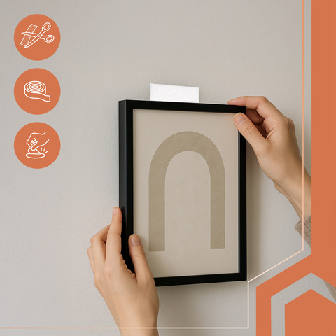 Taśma- rzep samoprzylepny 5mx5cm biały Ruhhy 25807