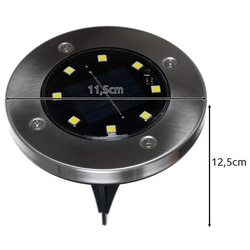 Solar-Gartenleuchten - 12 Stk. Gardlov 24001