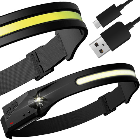 Trizand 21652 USB LED čelovka