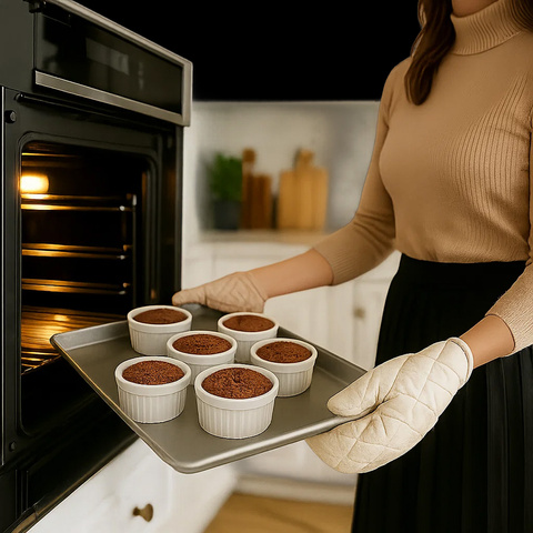 Ramequin - plat allant au four 6 pièces. Ruhhy 25705