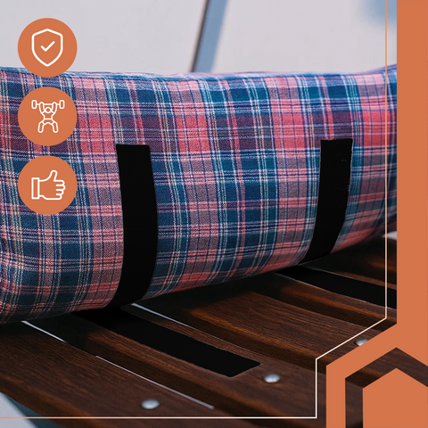 Samolepicí suchý zip černý 5m x 2,5cm Ruhhy 24237