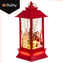 Red LED Christmas Lantern Ruhhy 26752
