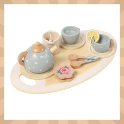 Children's tea set gray Kruzzel 26394