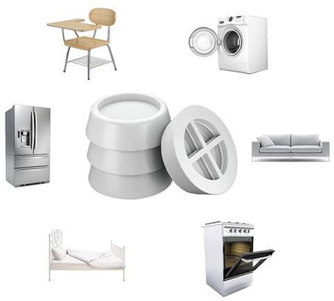 Anti-vibration pads - 4 pcs Ruhhy 23592