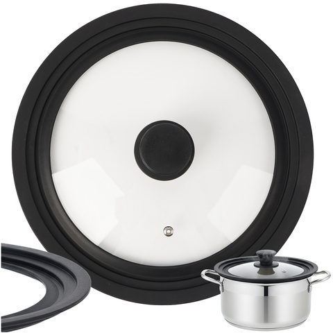 3 viename silikoninis dangtelis 24/26/28 cm Ruhhy 25560