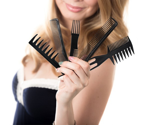 Hairdressing combs - set of 10