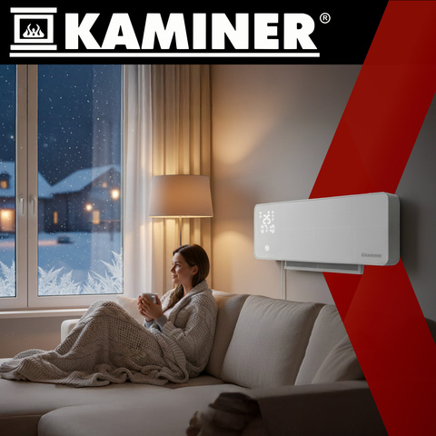 Обогреватель воздушной завесы Zelvion Kaminer 26398