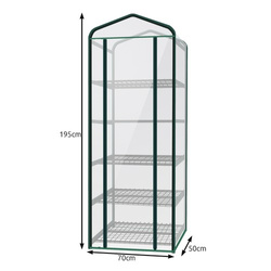 Mini foil greenhouse - 5 shelves 23359