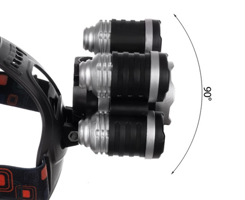 Headlamp 5 x LED T6 CREE