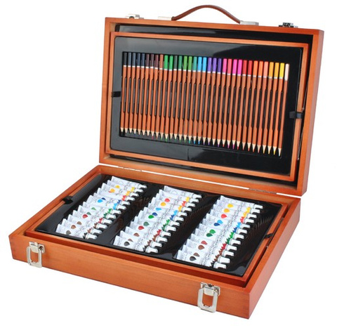 Painting set 174 pieces in a case