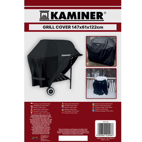 Cover for garden grill 147x61x122cm