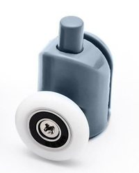 Single lower shower cubicle castor