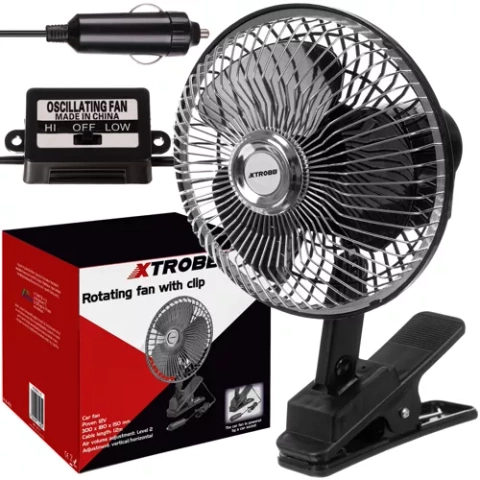 Ventilateur rotatif avec clip Xtrobb 23194